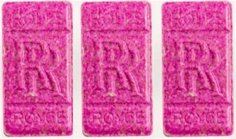 pink rolex pill report 2018|pink rolls royce drug data.